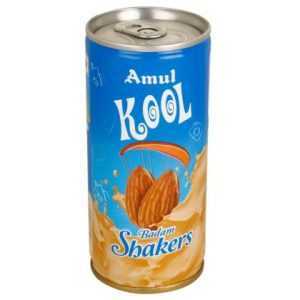 Amul Kool Badam Milkshake 200 ml (Can)