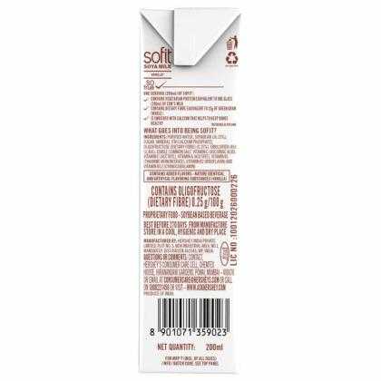 Sofit Vanilla Flavoured Soya Milk 200 ml (Tetra Pack) - Image 2
