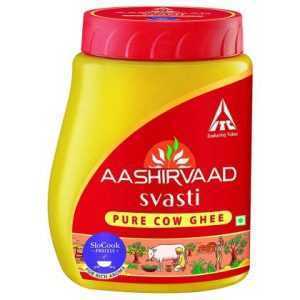 Aashirvaad Svasti Pure Cow Ghee 500 ml (Jar)