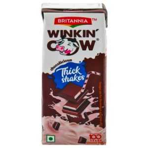 Britannia Winkin' Cow Chocolate Milkshake 180 ml (Tetra Pak)