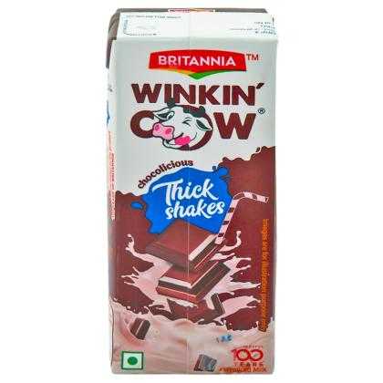 Britannia Winkin' Cow Chocolate Milkshake 180 ml (Tetra Pak) - Image 2