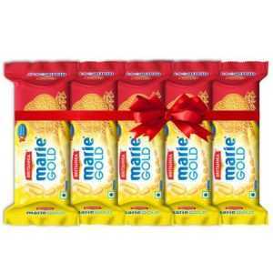 Britannia Marie Gold Biscuits Combo Pack 120 g (Pack of 5)