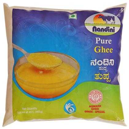 Nandini Pure Ghee 500 ml (Pouch)