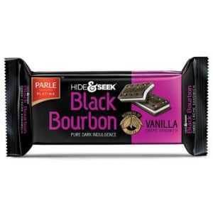 Parle Hide & Seek Black Bourbon Vanilla Cream Biscuits 100 g