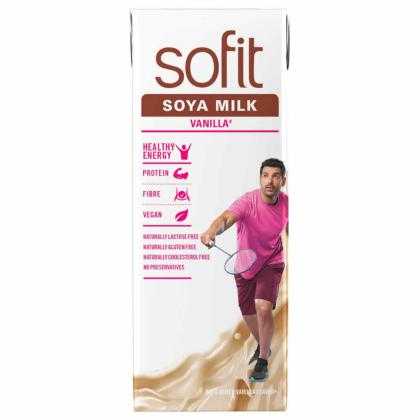 Sofit Vanilla Flavoured Soya Milk 200 ml (Tetra Pack)