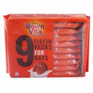 Cadbury Bournvita Chocolate Biscuits Tiffin Pack For 9 days 250 g