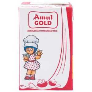 Amul Gold Homogenised Standardised Long Life Milk 1 L (Tetra Pak)