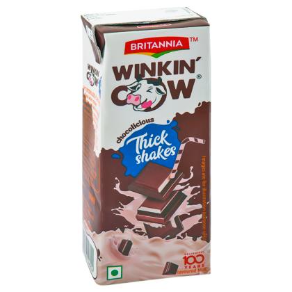 Britannia Winkin' Cow Chocolate Milkshake 180 ml (Tetra Pak) - Image 9
