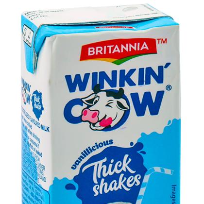 Britannia Winkin' Cow Vanilla Milkshake 180 ml (Tetra Pak) - Image 9