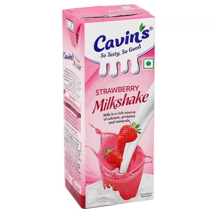 Cavin's Strawberry Milkshake 180 ml (Tetra Pak) - Image 9