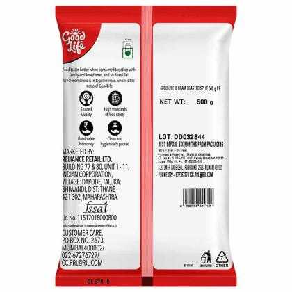 Good Life Roasted Chana Dal / Bengal Gram 500 g - Image 2
