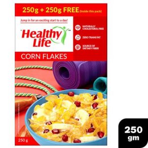 Healthy Life Corn Flakes 250 g (Pack of 2)