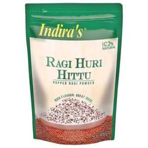 Indira's Ragi Huri Hittu / Popped Ragi Powder 400 g