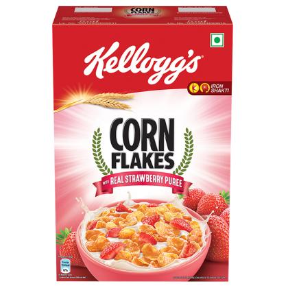 Kellogg's Corn Flakes With Real Strawberry Puree 300 g