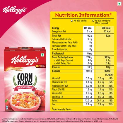 Kellogg's Corn Flakes With Real Strawberry Puree 300 g - Image 6