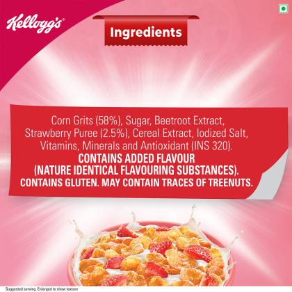 Kellogg's Corn Flakes With Real Strawberry Puree 300 g - Image 5