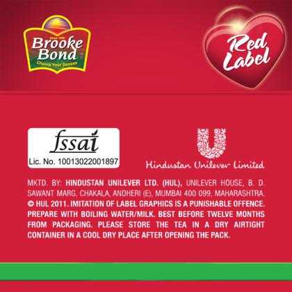 Red Label Leaf Tea 250 g (Carton) - Image 3