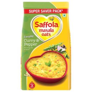Saffola Curry & Pepper Instant Masala Oats 500 g