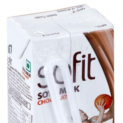 Sofit Chocolate Flavoured Soya Milk 200 ml (Tetra Pak) - Image 9