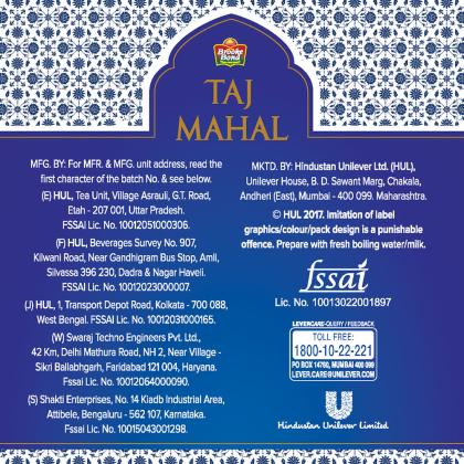Taj Mahal Leaf Tea 100 g (Carton) - Image 11