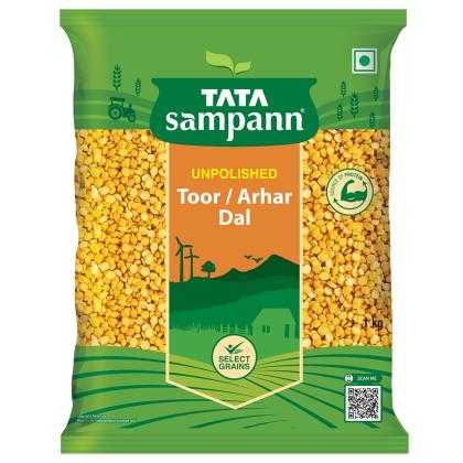 Tata Sampann High Protein Unpolished Tur / Arhar Dal 1 kg