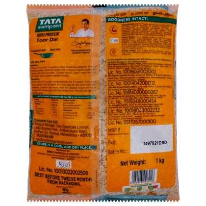 Tata Sampann High Protein Unpolished Tur / Arhar Dal 1 kg - Image 3