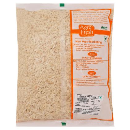 Agro Fresh Thick Poha / Aval 1 kg - Image 2