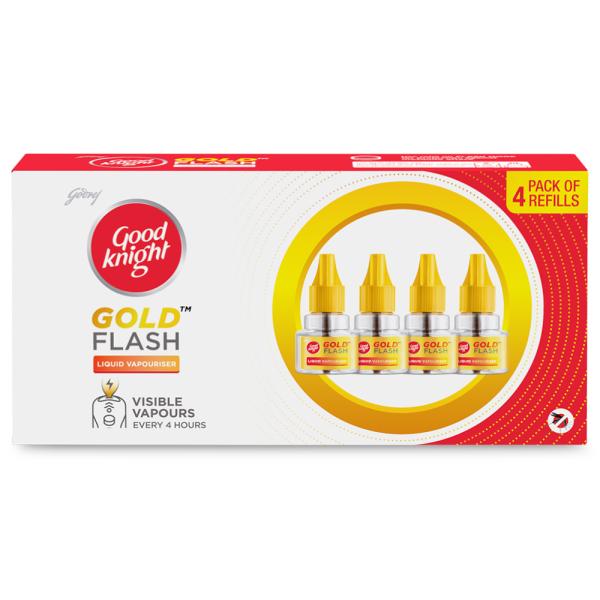 Good Knight Gold Flash Mosquito Repellent Refill (Pack of 4)