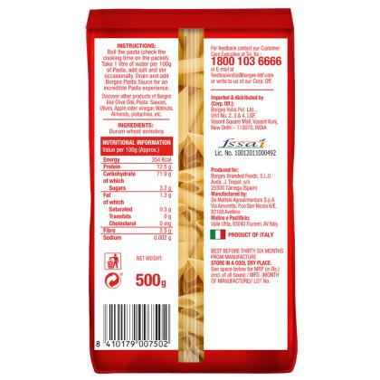Borges Penne Rigate Pasta 500 g - Image 2