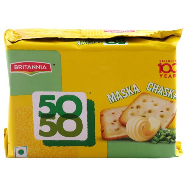 Britannia 50-50 Maska Chaska Biscuits 120 g