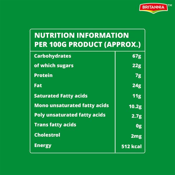 Britannia Good Day Nuts Cookies 100 g (Pouch) - Image 5