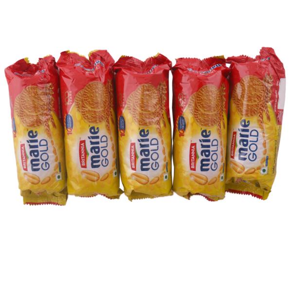 Britannia Marie Gold Biscuits Combo Pack 120 g (Pack of 5) - Image 7