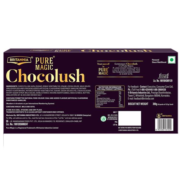 Britannia Pure Magic Chocolush Cookies 300 g - Image 4