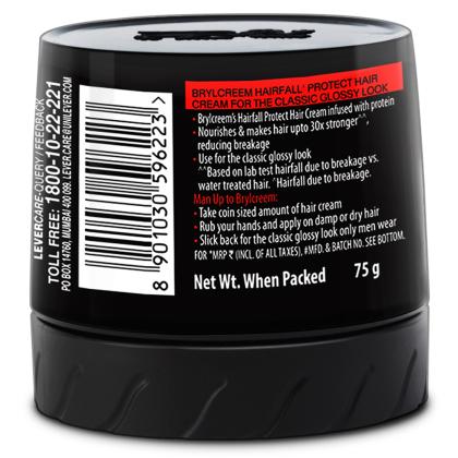 Buy Brylcreem Hairfall Protect Hair Styling Cream, 75g (Pack of 2) Online  at Low Prices in India - Amazon.in