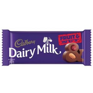Cadbury Dairy Milk Fruit & Nut Chocolate Bar 80 g