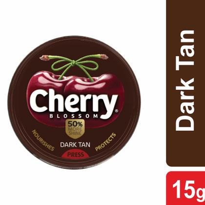 Cherry Blossom Dark Tan Shoe Polish 15 g