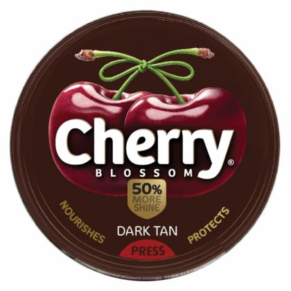 Cherry Blossom Dark Tan Shoe Polish 15 g - Image 2