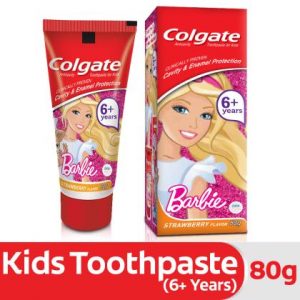 Colgate Barbie Strawberry Flavor Kids Toothpaste 80 g (6+ Years)