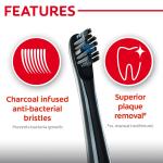 Colgate Pro-Clinical 150 Charcoal Battery Powered Toothbrush Refills 2 pcs - Image 3