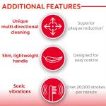 Colgate Pro-Clinical 150 Charcoal Battery Powered Toothbrush Refills 2 pcs - Image 4