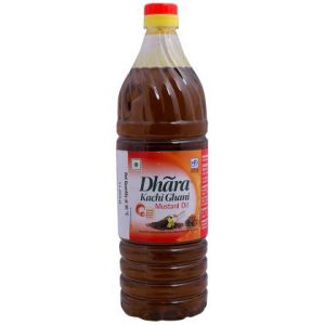 Dhara Kachi Ghani Mustard Oil 1 L