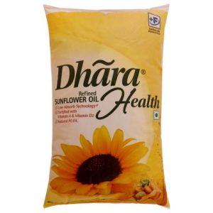 Dhara Refined Sunflower Oil 1 L