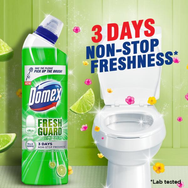 Domex Fresh & Clean Lime Fresh Toilet Cleaner 750 ml | Basket Hunt
