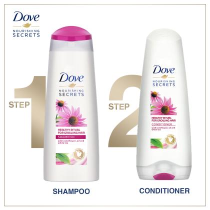 Dove Healthy Ritual Growing Hair Shampoo 340 ml - Image 3