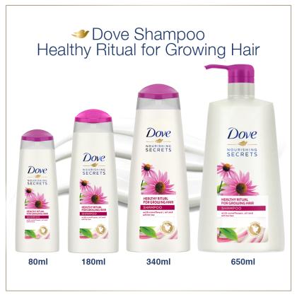 Dove Healthy Ritual Growing Hair Shampoo 340 ml - Image 4