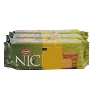 Dukes Nice Sugar Sprinkled Coconut Biscuits 150 g (Pack of 3)