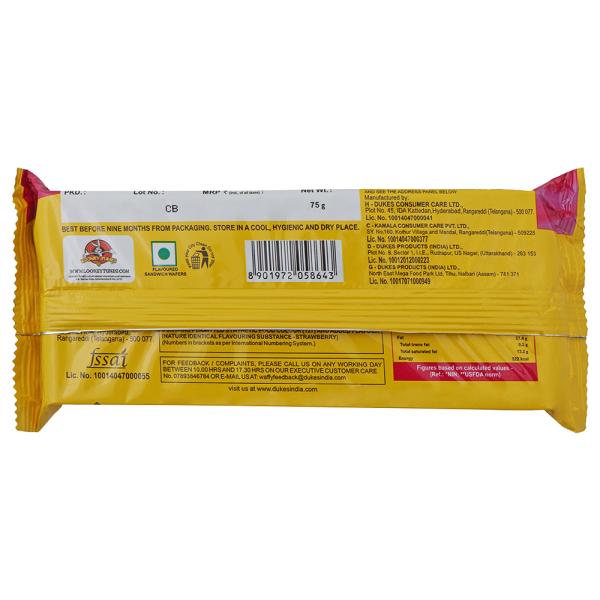 Dukes Waffy Strawberry Wafers 75 g - Image 8