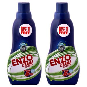 Enzo Matic Top Load Liquid Detergent 500 ml (Buy 1 Get 1 Free)