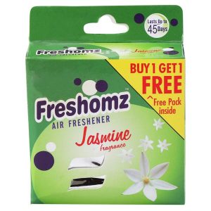 Freshomz Jasmine Air Freshener Block 75 g (Buy 1 Get 1 Free)