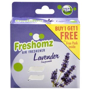 Freshomz Lavender Air Freshener Block 75 g (Buy 1 Get 1 Free)